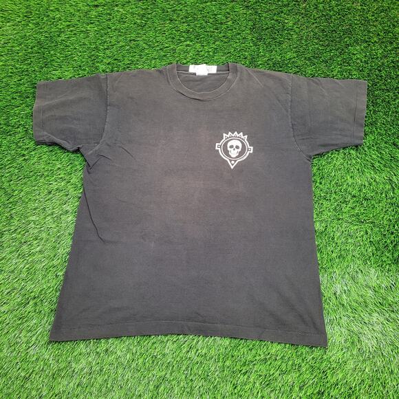 Vintage 1988 Fruit-Of-The-Loom Shirt XL 23x27 Faded-Black - Picture 2 of 15